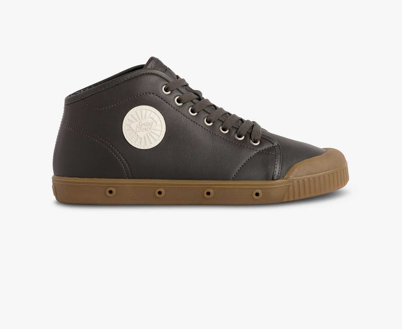 Spring Court B2 SHEEPSKIN Men's Trainers Dark Grey | South Africa-31UTRJYZO